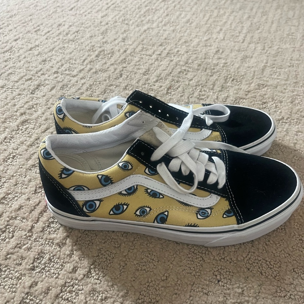 Vans evil eye Black and Yellow Sneakers